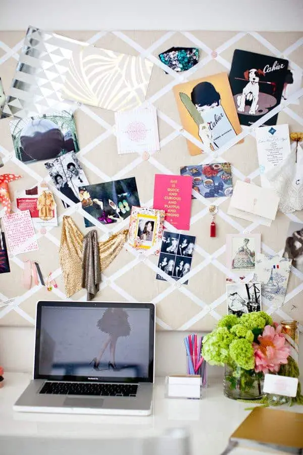 ribbon lattice picture board