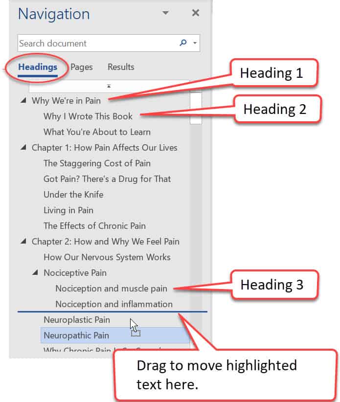 Navigation Pane