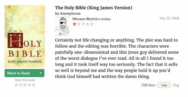 bible funny book review image