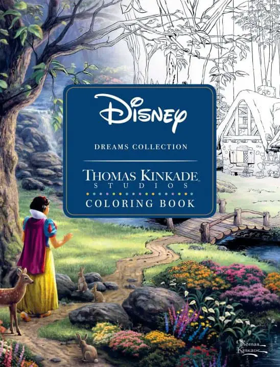 disney kinkade coloring book image