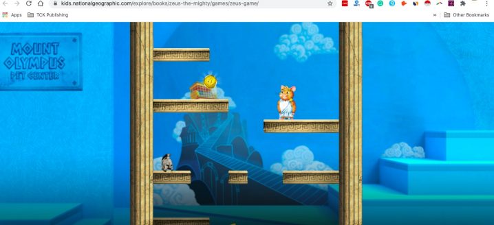 Zeus the Mighty Game Screenshot Image