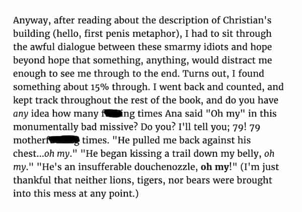 fifty shades funny review