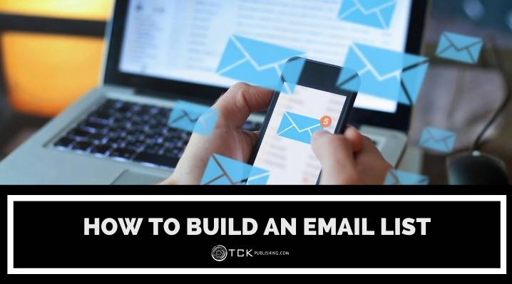 how to build an email list blog post image