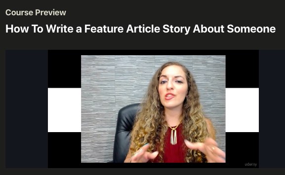 How to Write a Feature Article Story Screenshot Image