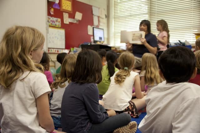 Reading a Story to Kids Image