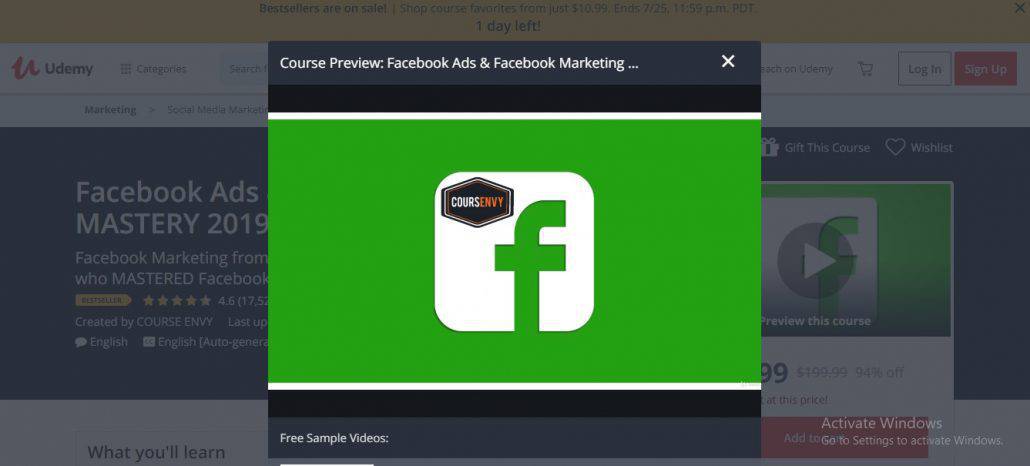 Facebook Ads and Facebook Marketing Mastery 2019 Image