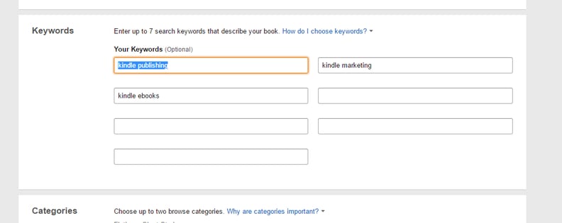 Kindle keyword tracking tool