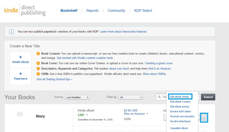 Kindle keyword tracking tool