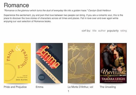 Manybooks Free Romance ebooks Screenshot Image