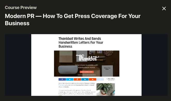 Udemy Modern PR Course Screenshot Image