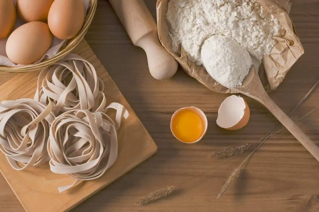 homemade pasta fettuccine image