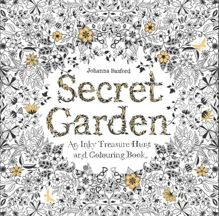 secret garden mindfulness coloring book image