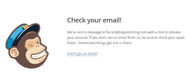 Mailchimp Landing Page 1B image