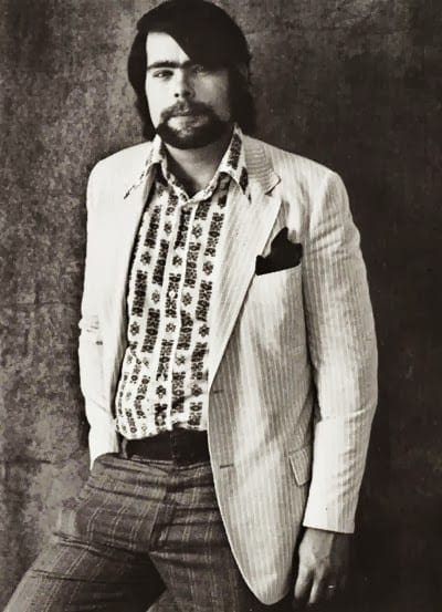 stephen king old author photo