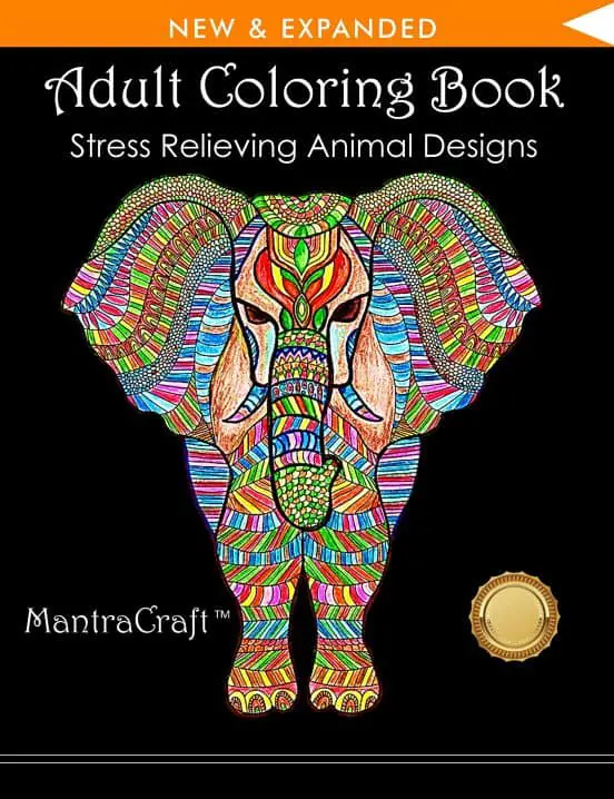 stress relief coloring book image
