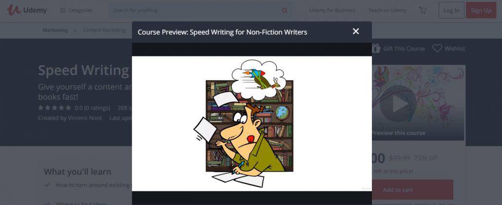 Speed Writing for Non-Fiction Writers Image