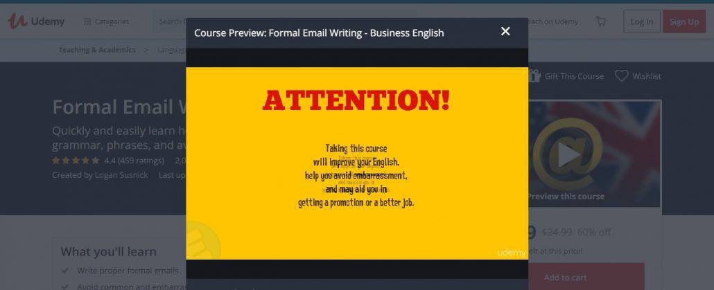 Formal Email Writing: Business English Image