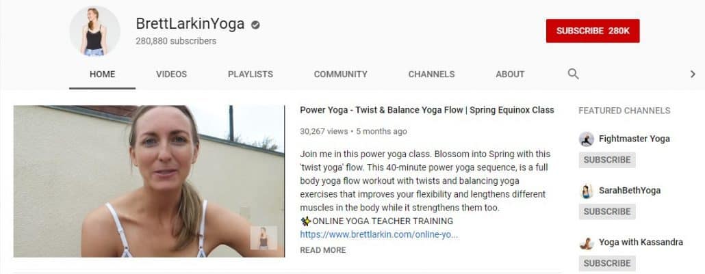 Brett Larkin: Twist & Balance Yoga Flow Image