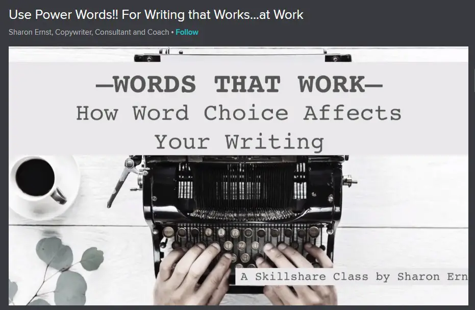 Use Power Words!! For Writing that Works...at Work Image