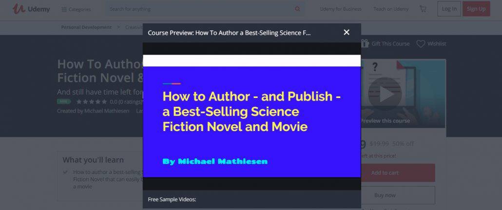 How To Author a Best-Selling Science Fiction Novel and Movie Image