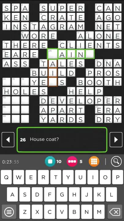 new york times crossword app