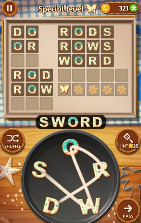 word cookies crossword image