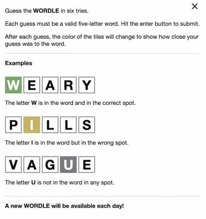 wordle instructions image