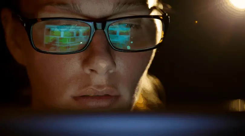 Bluelight and Eye-strain Image