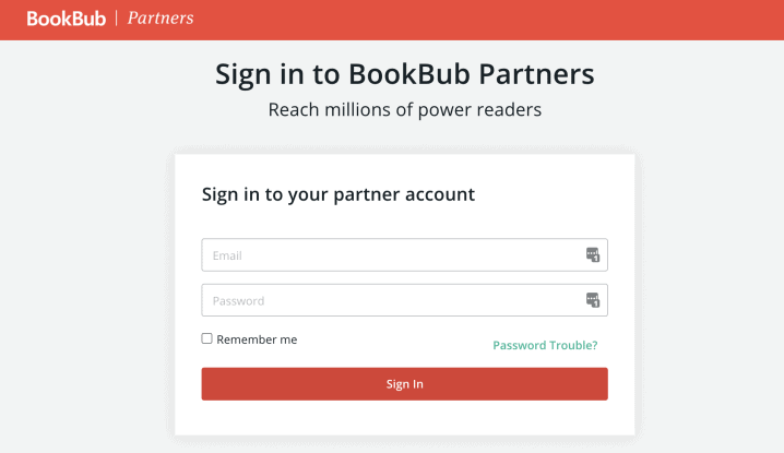 bookbub partners dashboard login image