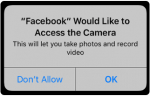 fb cam access image