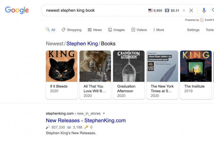 find books based on author image