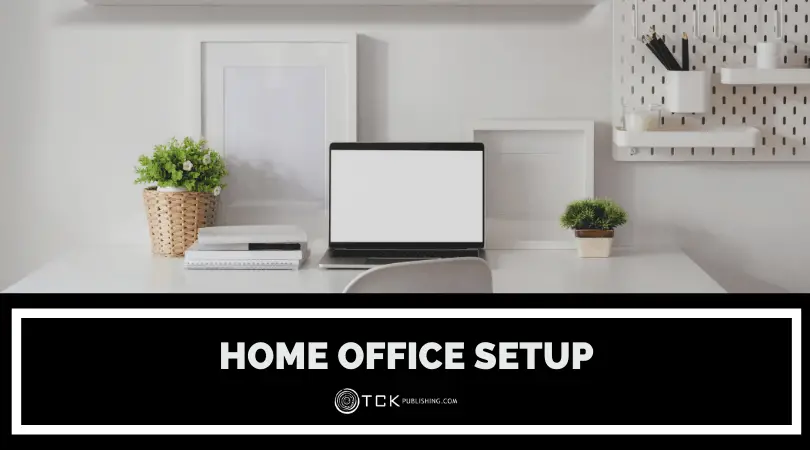 home office setup image
