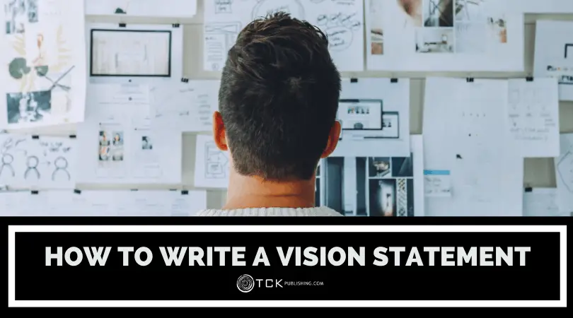 how to write a vision statement header image