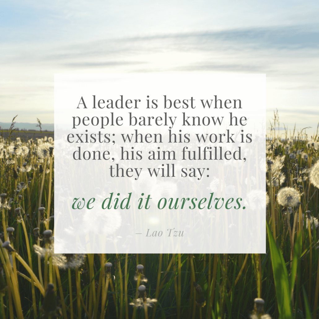 Lao Tzu leadership quote