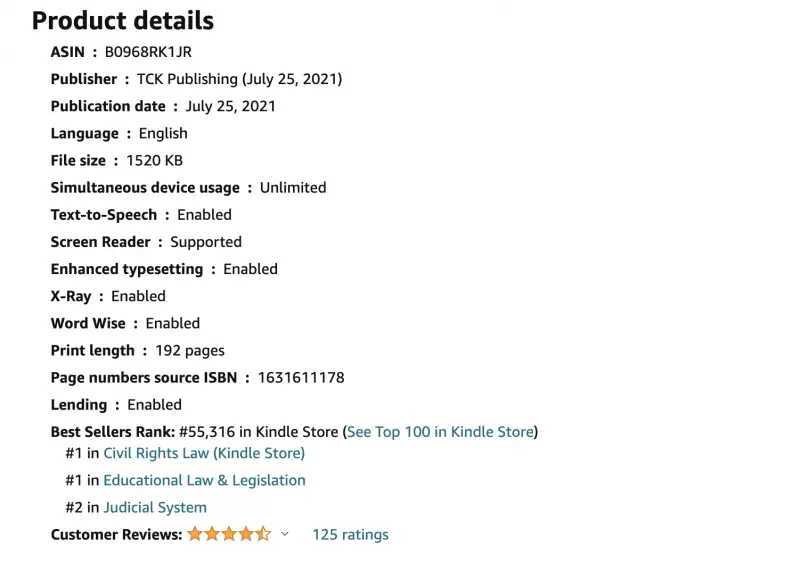 Law Says What Bestseller in Law Education The Law Says What Amazon image