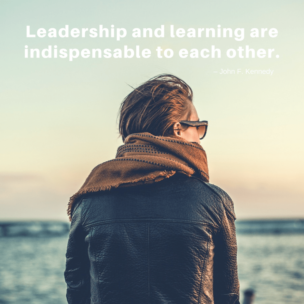 John F. Kennedy leadership quote