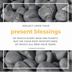 Charles Dickens present blessings