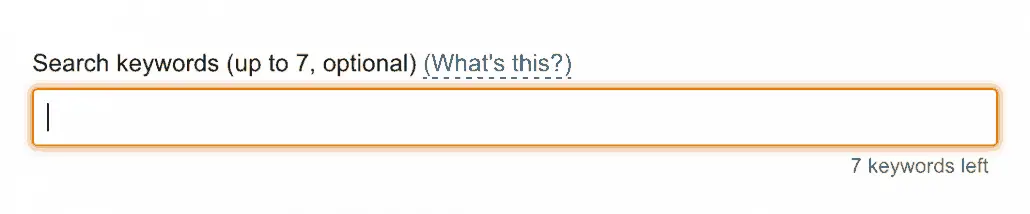 Selecting keywords for Amazon Kindle ebooks