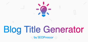 Blog Title Generator by SEOPressor logo