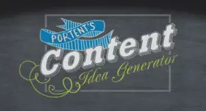 Portent's content idea generator