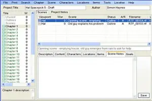 The Best Writing Software for Writers-yWriter image